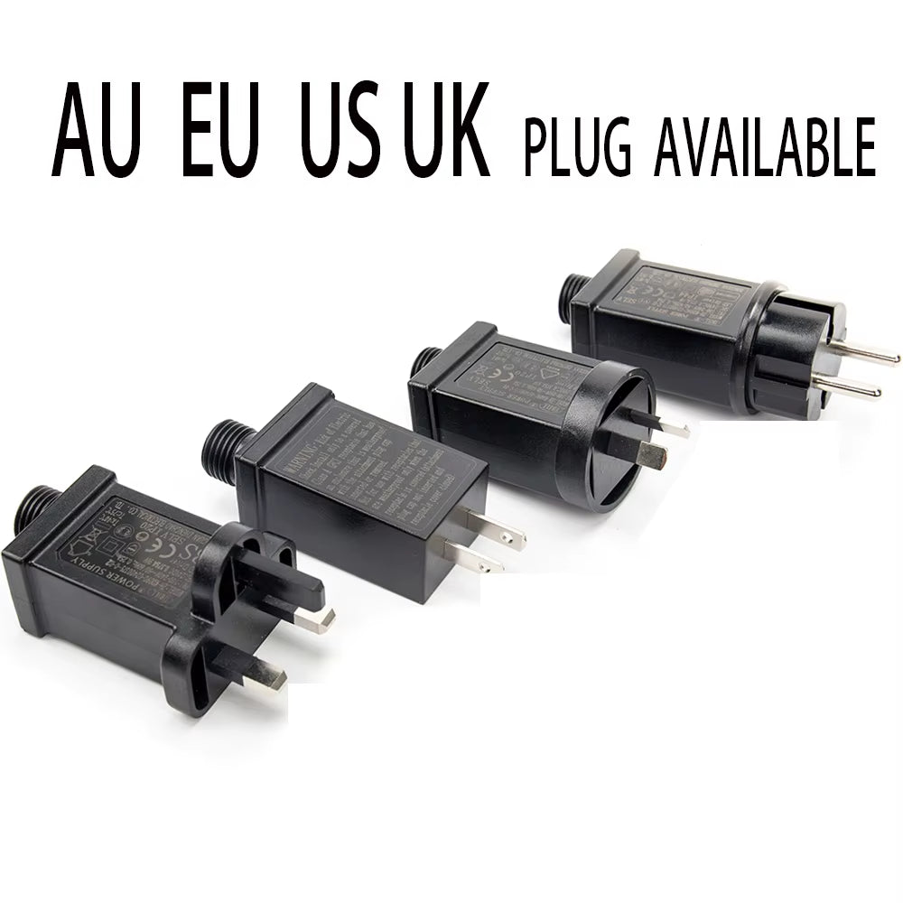 10-200M 2000LED Green Wire Fairy String Light Garland Waterproof for Christmas