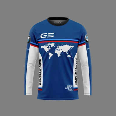 GS for Bmw Motorcycle Off-Road Jersey Men Women Long Sleeve Jersey Breathable Quick-Drying