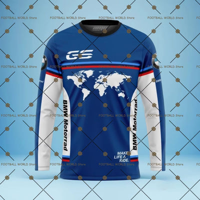 GS for Bmw Motorcycle Off-Road Jersey Men Women Long Sleeve Jersey Breathable Quick-Drying